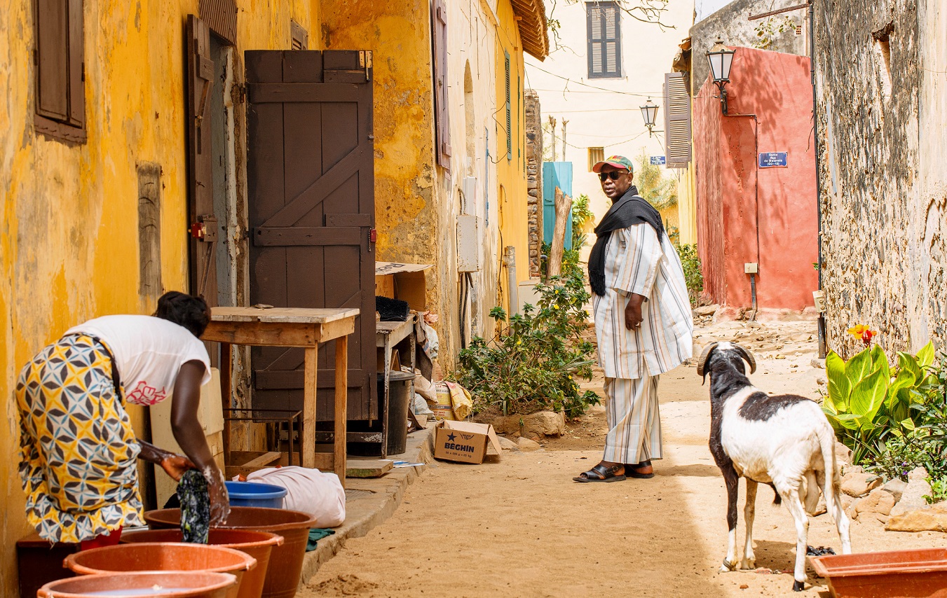 Senegal street scene. Photo by Catherine Avak on Unsplash.